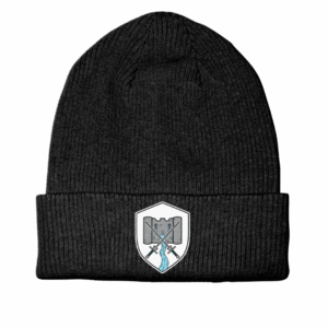 Embroidered Beanie - Wealden Sword and Steel