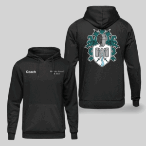 Wealden Sword and Steel Personalised Black Hoodie