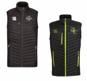 Embroidered Body Warmer - Dads Army Ice Hockey Club