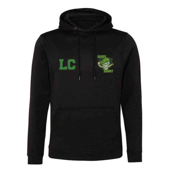 Custom Embroidered Black Hoodie - Dads Army Ice Hockey Club