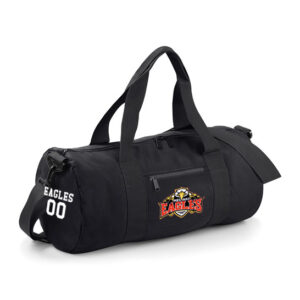 Medway Eagles Black Barrel Bag