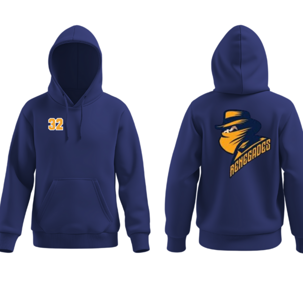 Navy Renegades Hoodie - Romford Renegades Ice Hockey Club