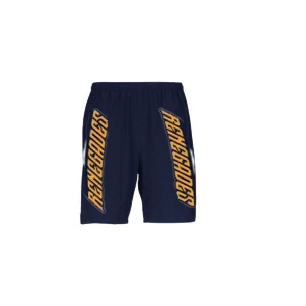 Custom Navy Tracksuit Shorts with Renegades text – Romford Renegades Ice Hockey Club