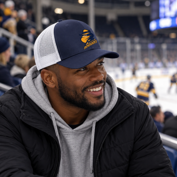 Embroidered Navy Romford Renegades Cap - Romford Renegades Ice Hockey Club