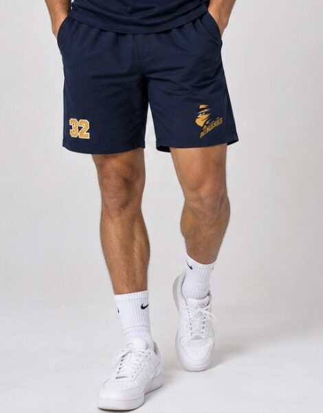 Printed  Navy Tracksuit Shorts – Romford Renegades Ice Hockey Club