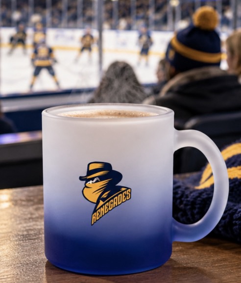 Blue Frosted Romford Renegades Mug - Romford Renegades Ice Hockey Club