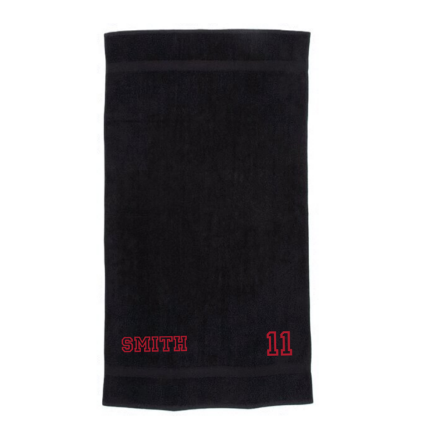 Reapers Ice Hockey Club Kit 13 Embroidered Custom Bath Towel - Reapers Ice Hockey Club