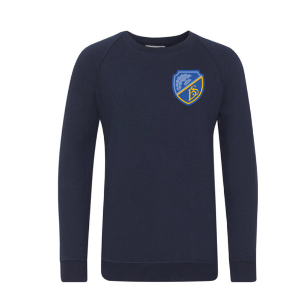 Barnsole Primary School - Navy Crew Neck Sweatshirt