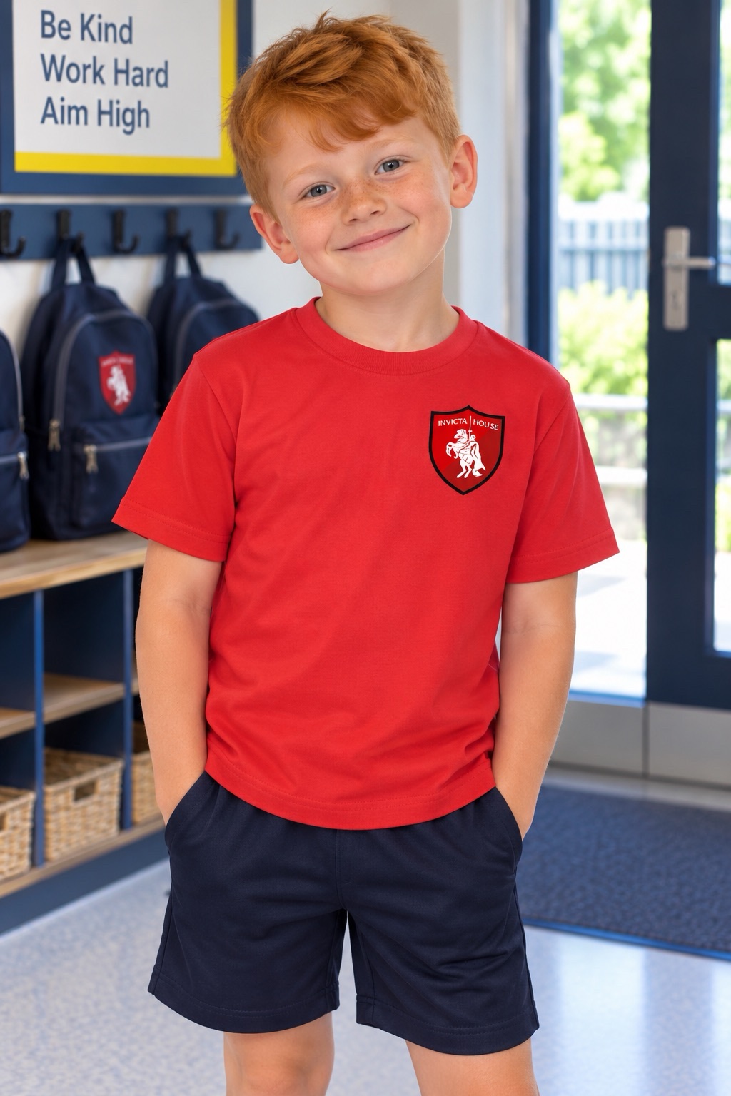 Barnsole Primary School Red PE T Shirt | School Uniform 1 Barnsole Primary School Red PE T Shirt | School Uniform
