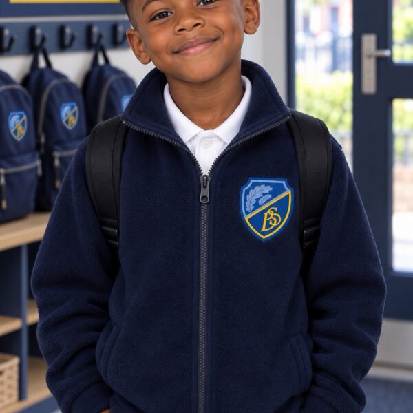 Barnsole Primary School - Navy fleece Embroidered