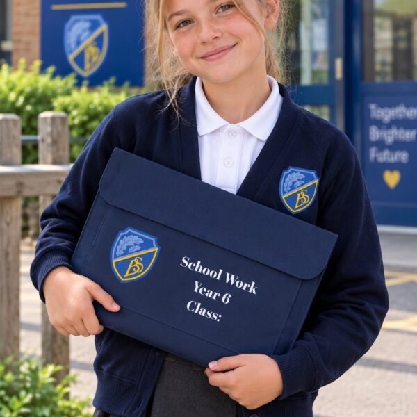Barnsole Primary School logo Felt Folder