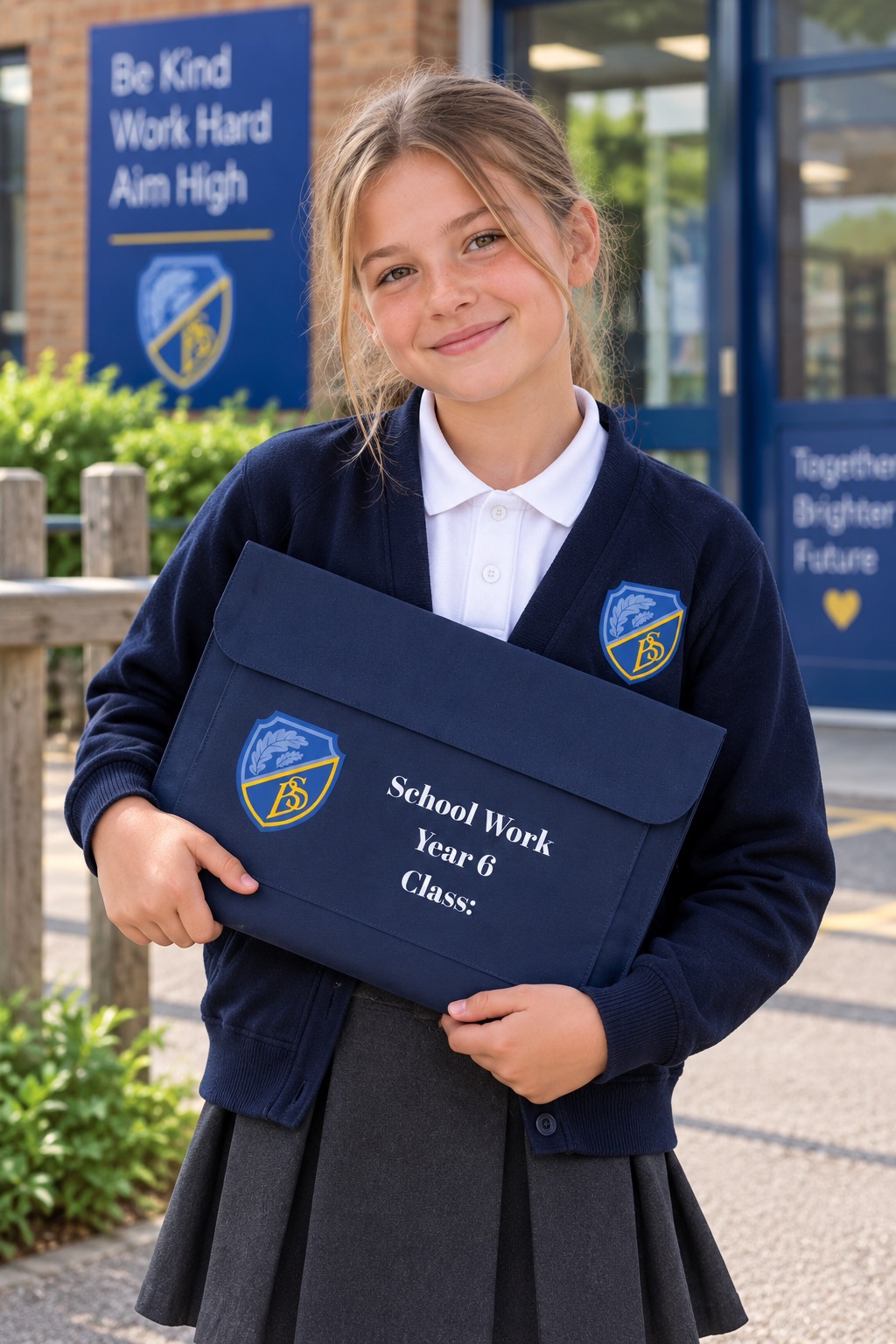 Barnsole Primary School logo Felt Folder 1 Barnsole Primary School logo Felt Folder