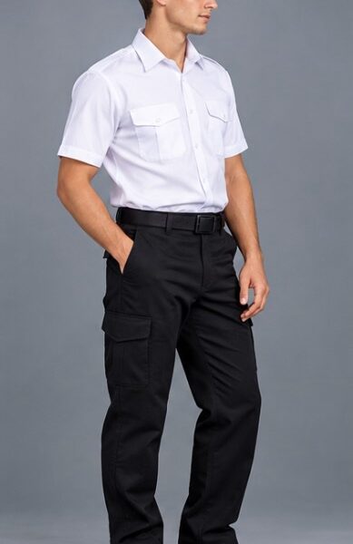 SSTG Black Mens Trousers