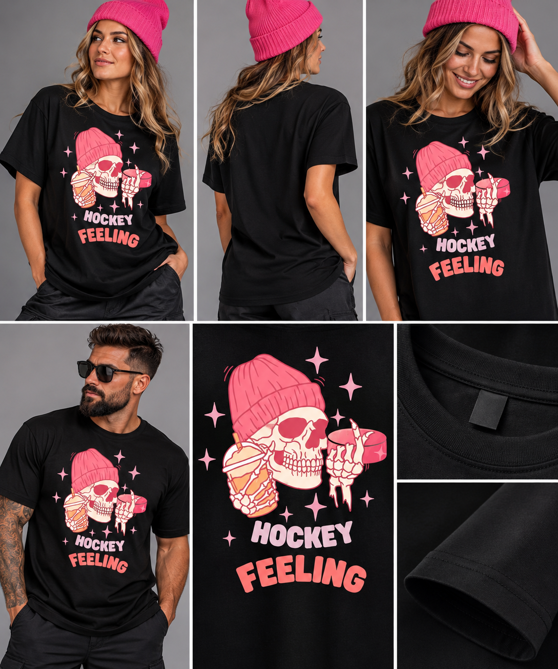 Printed Hockey Slogan "Hockey Feeling" 2 Printed Hockey Slogan "Hockey Feeling" - Image 2