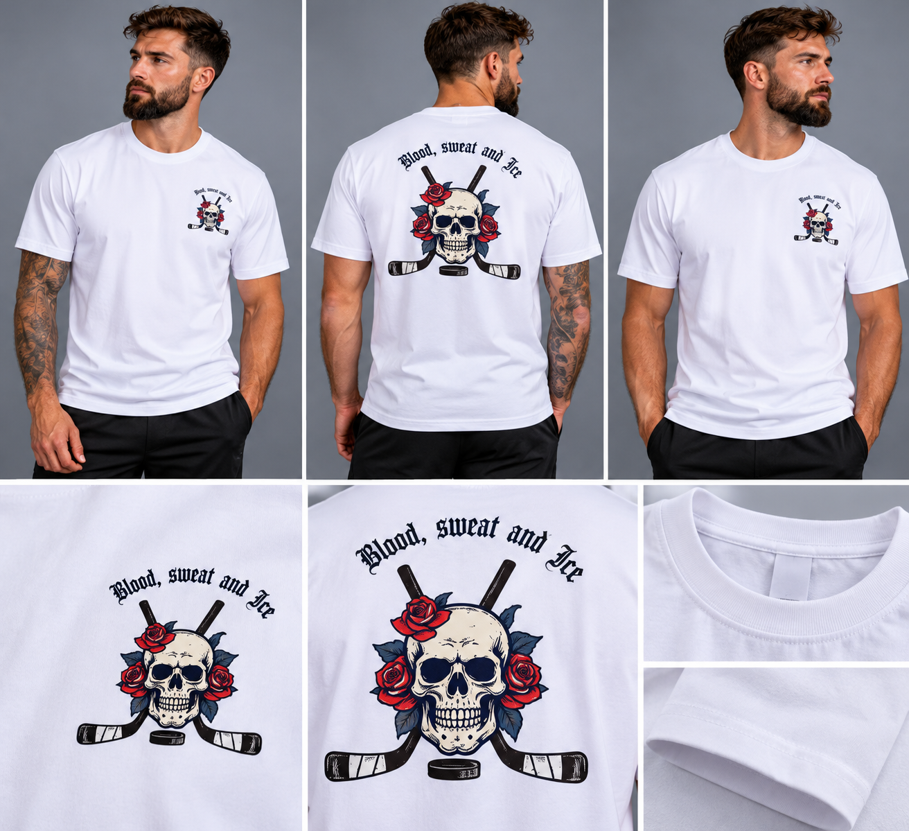 Blood, Sweat and Ice - Printed T Shirt 8 Blood, Sweat and Ice - Printed T Shirt - Image 8
