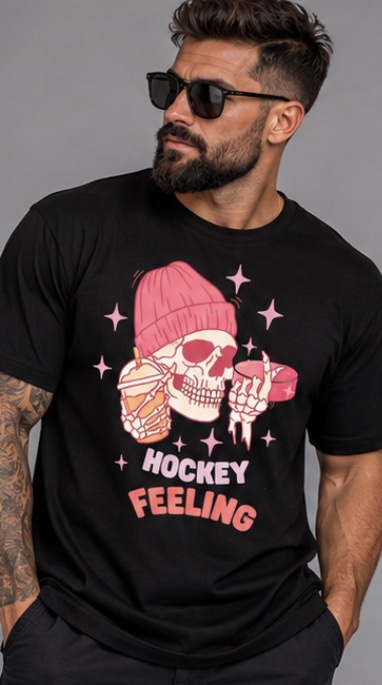 Printed Hockey Slogan "Hockey Feeling" 3 Printed Hockey Slogan "Hockey Feeling" - Image 3