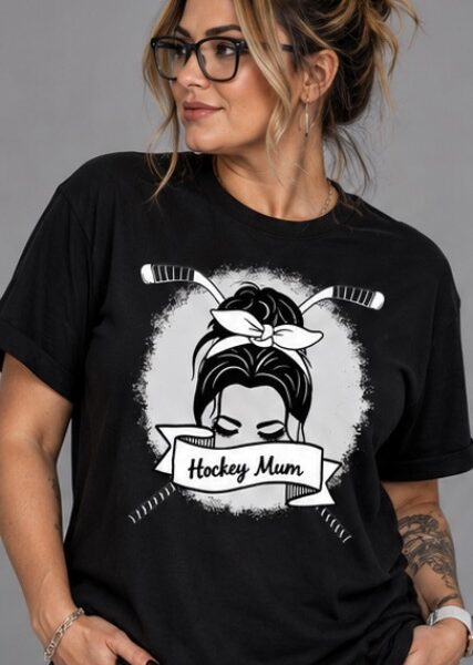 Printed Hockey Slogan "Hockey Mum"
