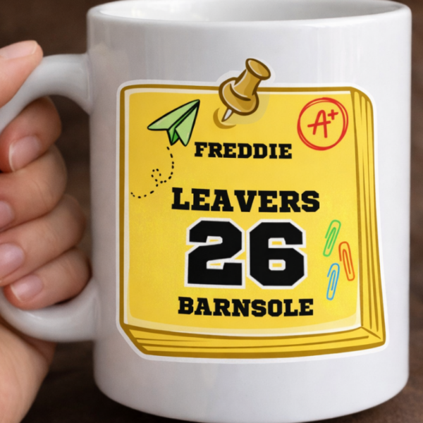 Leavers 2026 3 Primary School Leavers 2026 Mug - Personalised gift