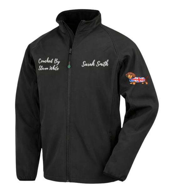 Chelmsford Ice Skating Black Embroidered Jacket