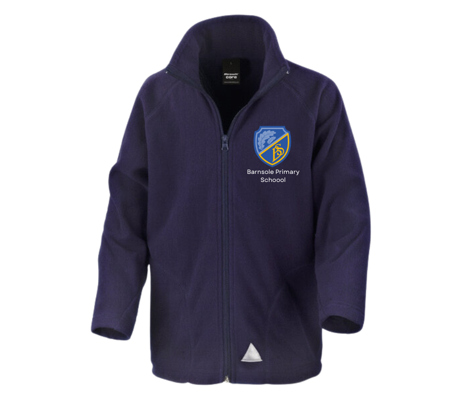 STAFF Barnsole Primary School - Navy fleece Embroidered 1 STAFF Barnsole Primary School - Navy fleece Embroidered