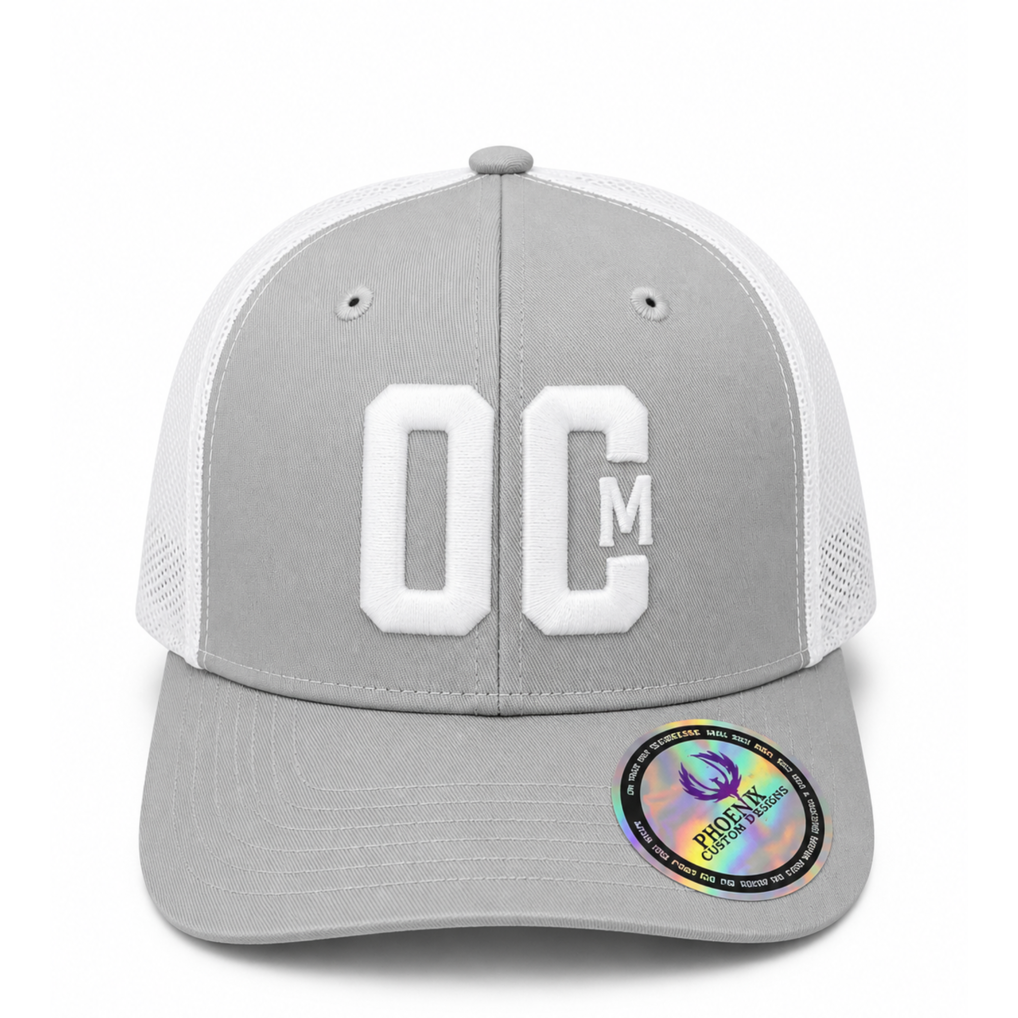 Embroidered OCM 3D Trucker cap 3 Embroidered OCM 3D Trucker cap - Image 3