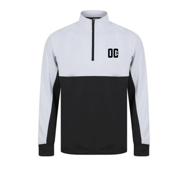 Embroidered OMC 1/4 Zip Tracksuit Top