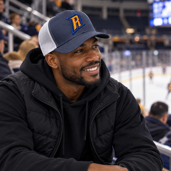 Embroidered Navy and white Renegades 3D R Cap